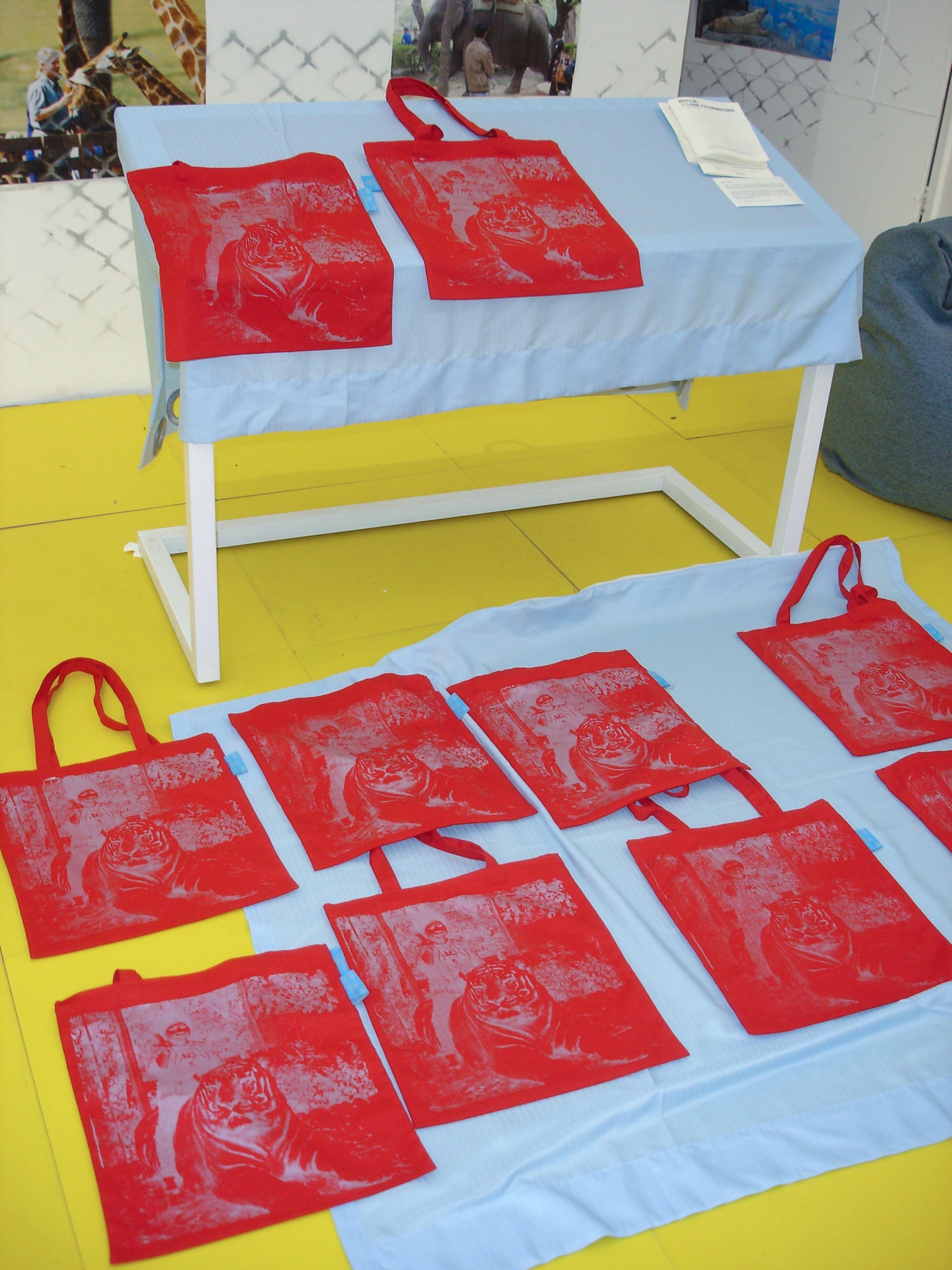 「Index, intimate room」Screen Print Tote Bag